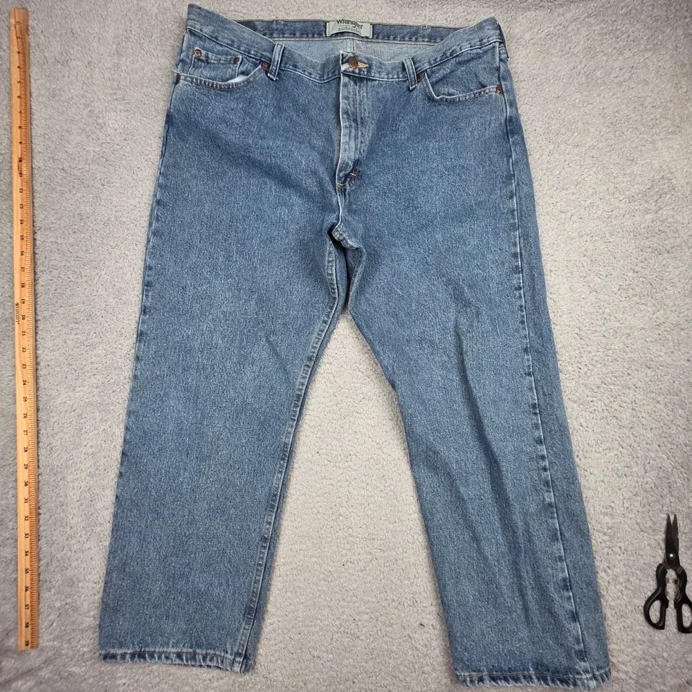Wrangler Authentics Jeans Mens 42x29 Blue Lot of 3 Cotton Denim